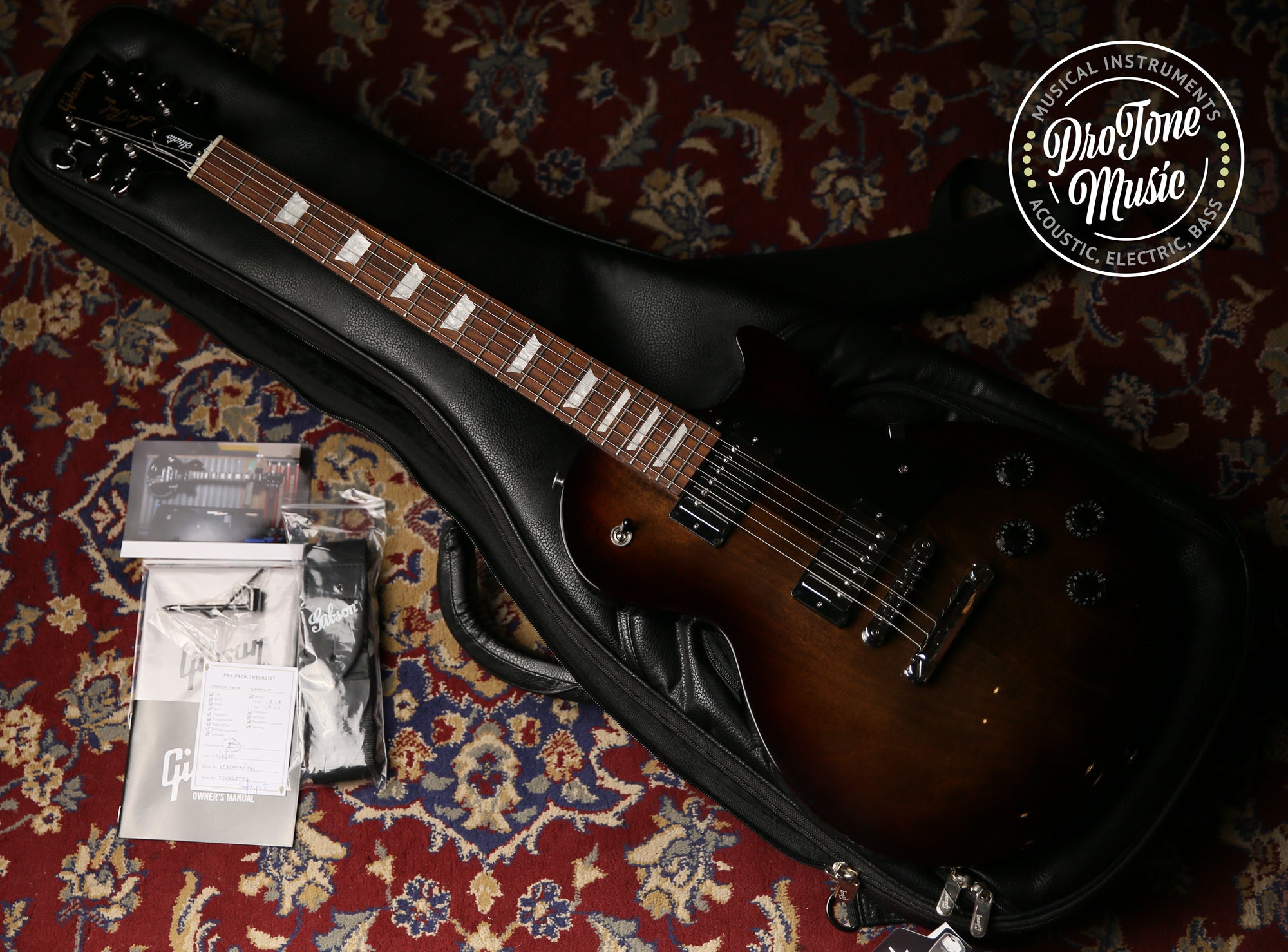 ギター Gibson LesPaul Studio Smokehouse 2022 Gibson Les Paul Studio Smokehouse Burst - Gitara Elektryczna