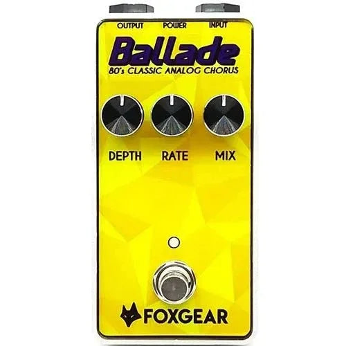 Foxgear BALLADE (80’s Classic Analog Chorus) - ProTone Music Limited