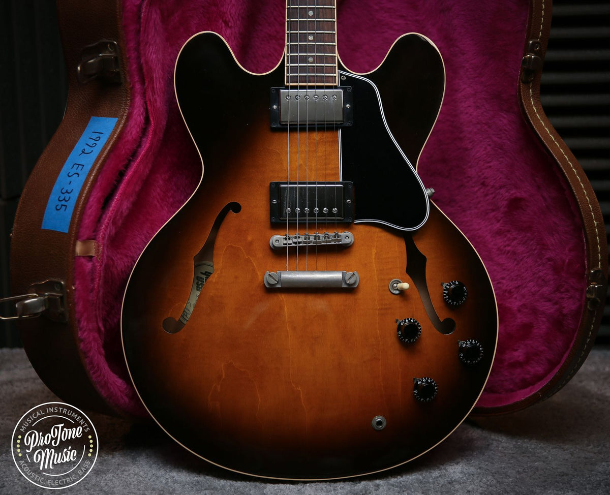 1992 Gibson USA ES-335 Semi Hollow Tobacco Burst