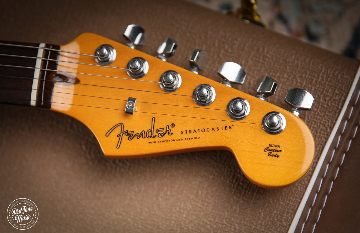 2025 Fender American Ultra Luxe Vintage 60's Stratocaster HSS Fiesta Red - ProTone Music Limited
