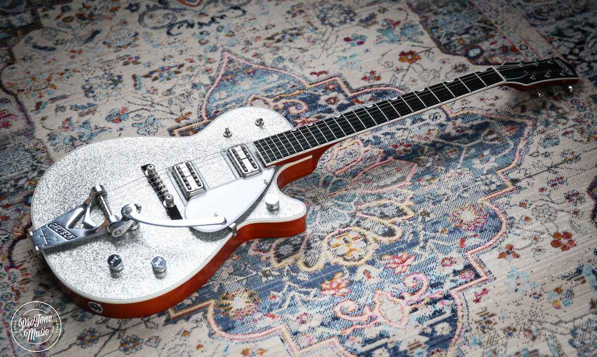 2006 Gretsch G6129T Jet Japanese Silver Sparkle - ProTone Music Limited