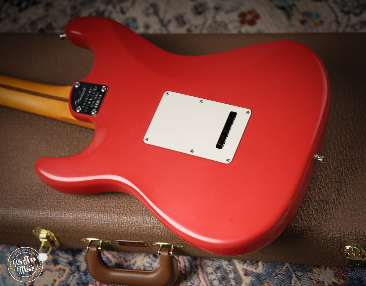 2025 Fender American Ultra Luxe Vintage 60's Stratocaster HSS Fiesta Red - ProTone Music Limited