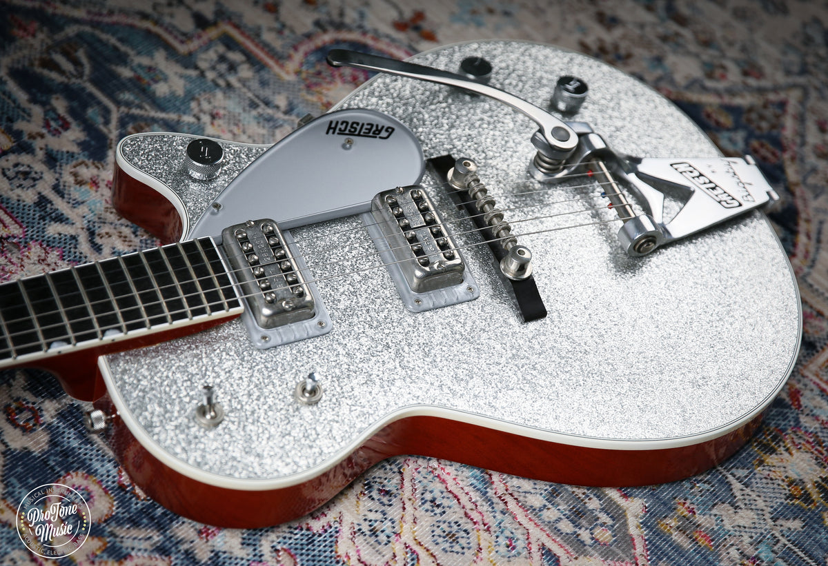 2006 Gretsch G6129T Jet Japanese Silver Sparkle - ProTone Music Limited