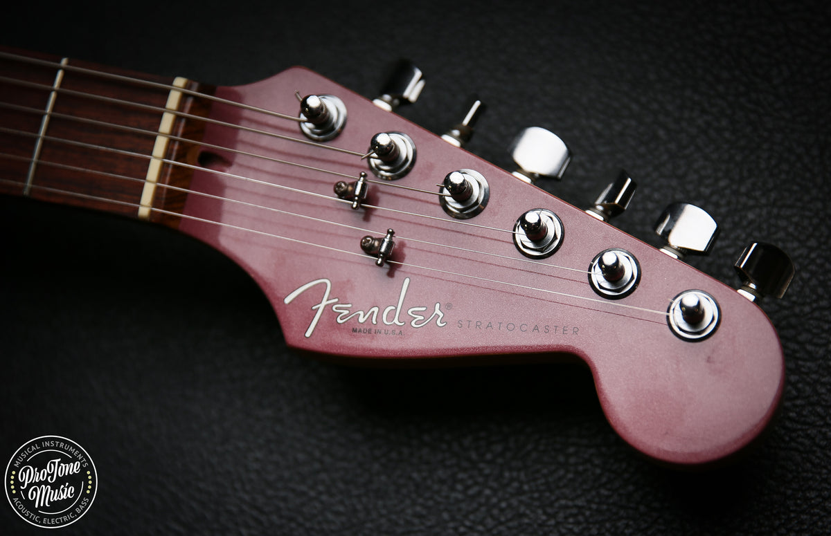 1995 Fender American Stratocaster Matching Headstock Burgundy Mist - ProTone Music Limited