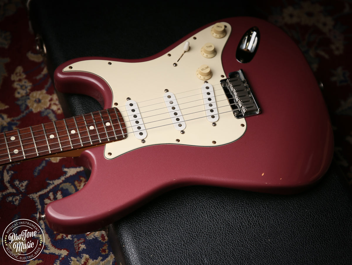1995 Fender American Stratocaster Matching Headstock Burgundy Mist - ProTone Music Limited