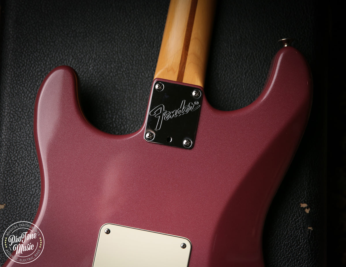 1995 Fender American Stratocaster Matching Headstock Burgundy Mist - ProTone Music Limited