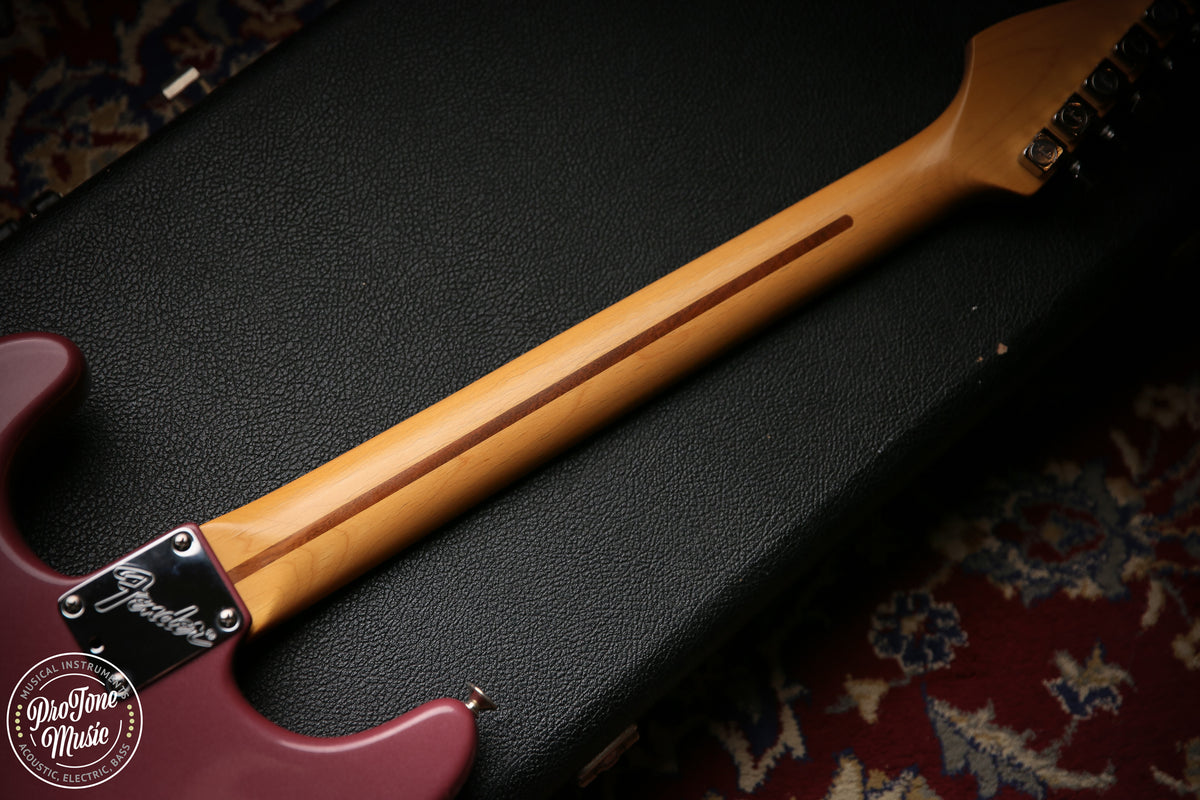 1995 Fender American Stratocaster Matching Headstock Burgundy Mist - ProTone Music Limited