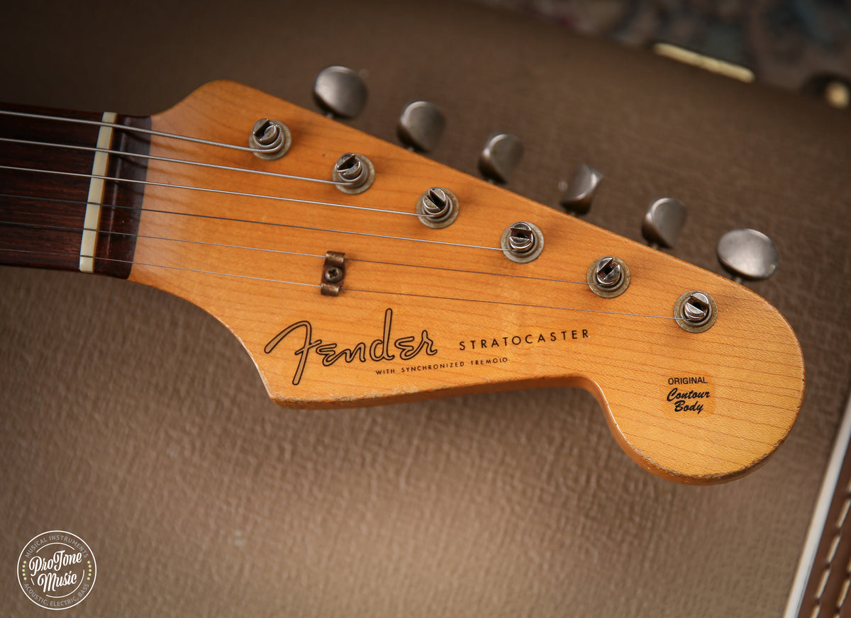 Fender USA Custom Shop 1960 HSS Stratocaster Relic Surf Green - ProTone Music Limited