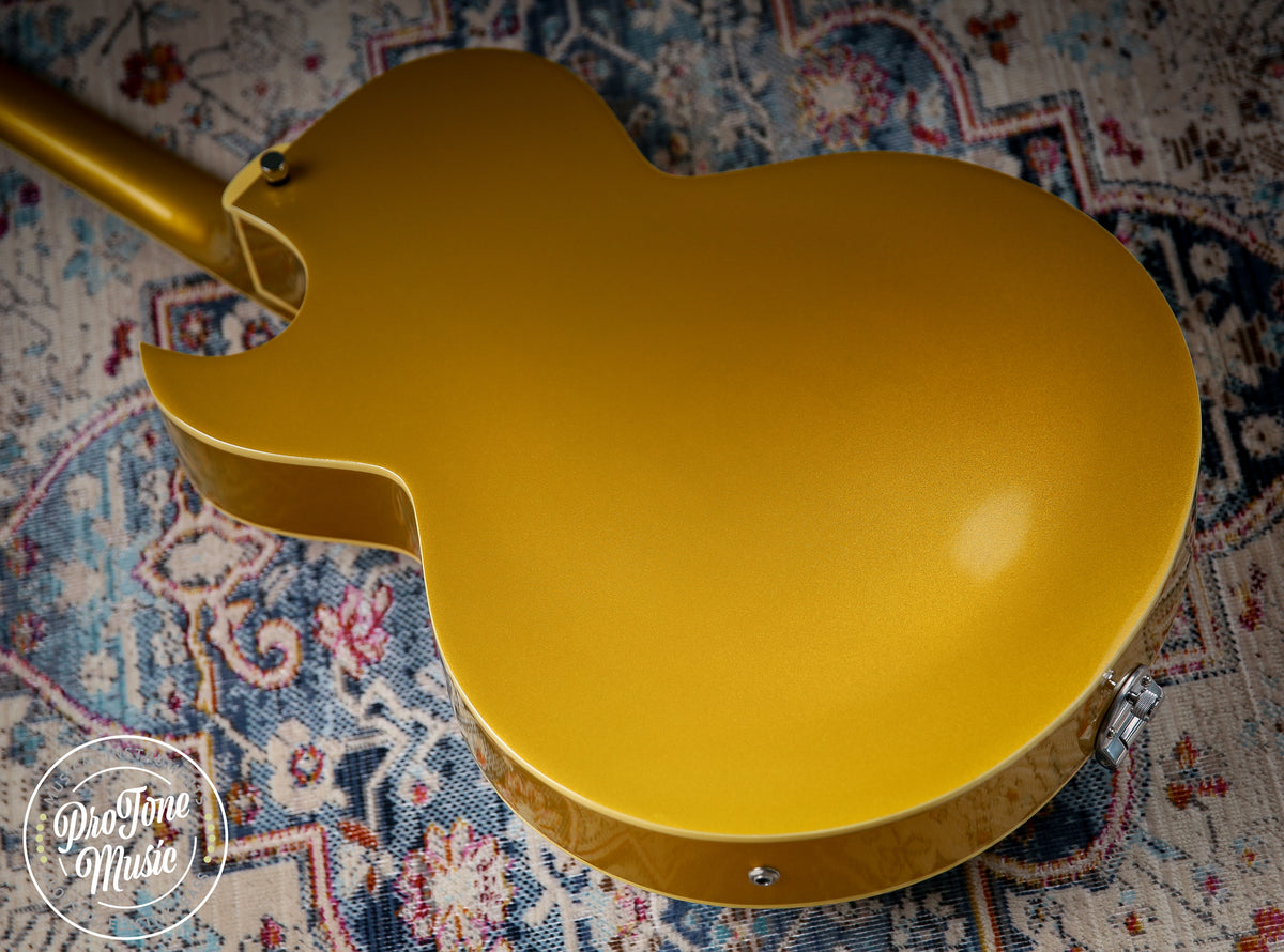Peerless Gigmaster SC Hollow Body Metallic Gold - ProTone Music Limited