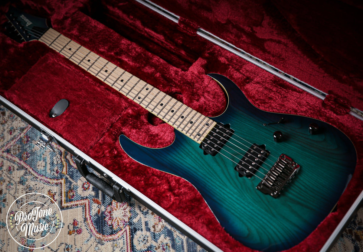 2023 Ibanez RG652AHMFX Prestige Nebula Green Burst - ProTone Music Limited