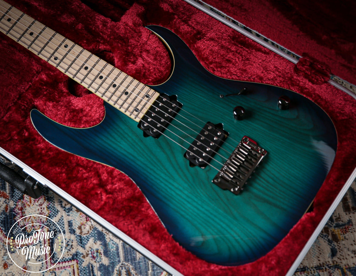 2023 Ibanez RG652AHMFX Prestige Nebula Green Burst - ProTone Music Limited