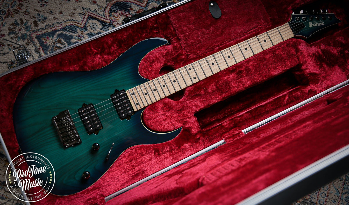 2023 Ibanez RG652AHMFX Prestige Nebula Green Burst - ProTone Music Limited