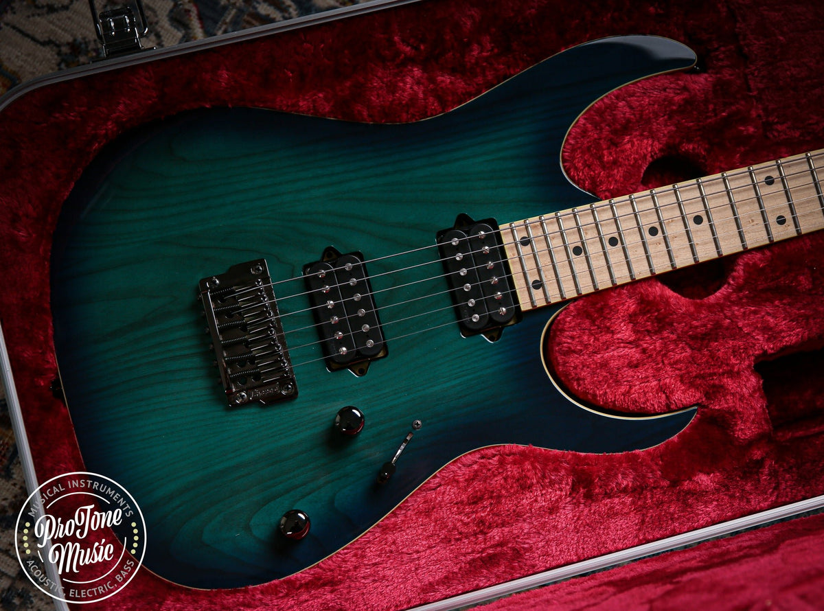 2023 Ibanez RG652AHMFX Prestige Nebula Green Burst - ProTone Music Limited