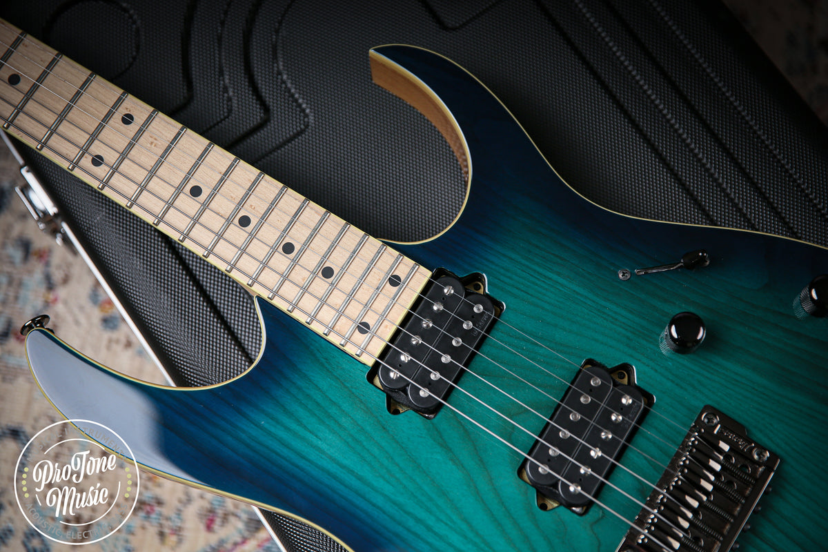 2023 Ibanez RG652AHMFX Prestige Nebula Green Burst - ProTone Music Limited