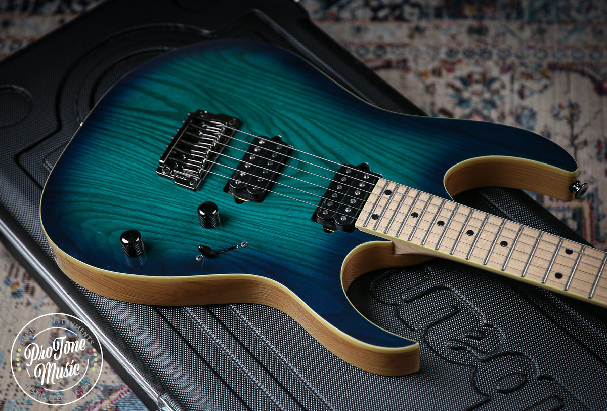 2023 Ibanez RG652AHMFX Prestige Nebula Green Burst - ProTone Music Limited
