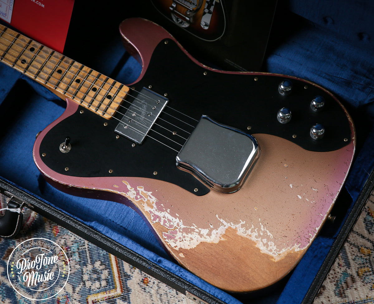 2025 Fender Custom Shop Ltd Tele Custom Heavy Relic Aged Twilight Sky - ProTone Music Limited