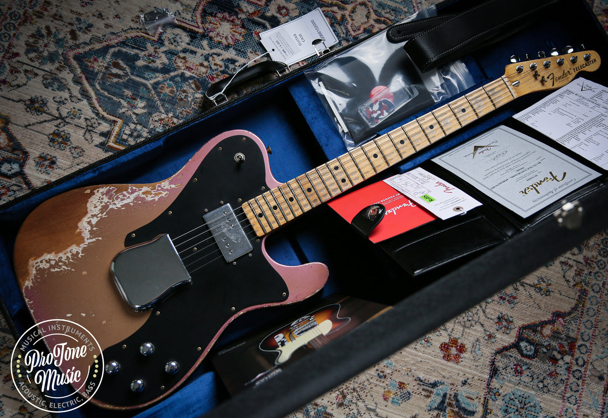 2025 Fender Custom Shop Ltd Tele Custom Heavy Relic Aged Twilight Sky - ProTone Music Limited