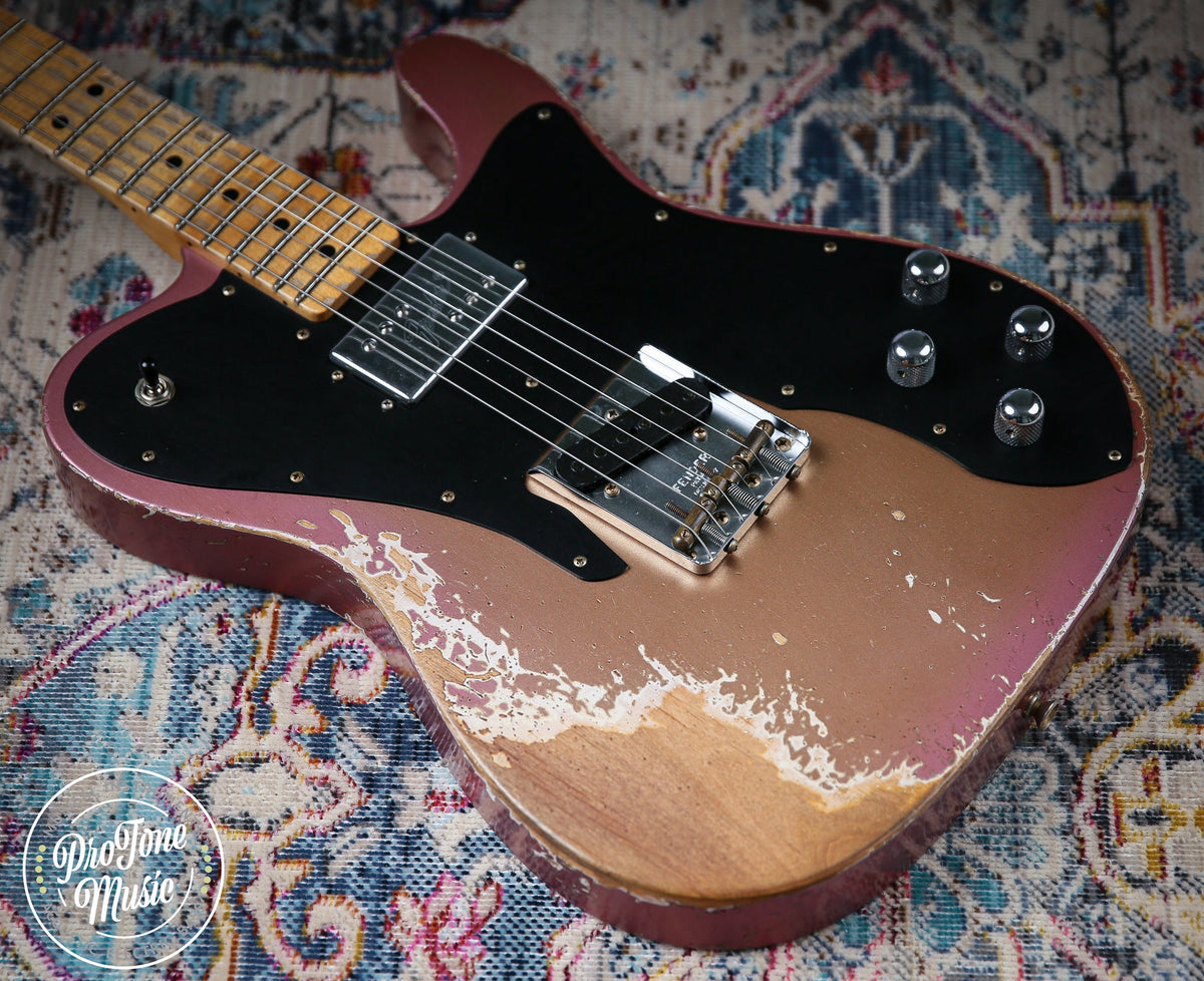 2025 Fender Custom Shop Ltd Tele Custom Heavy Relic Aged Twilight Sky - ProTone Music Limited