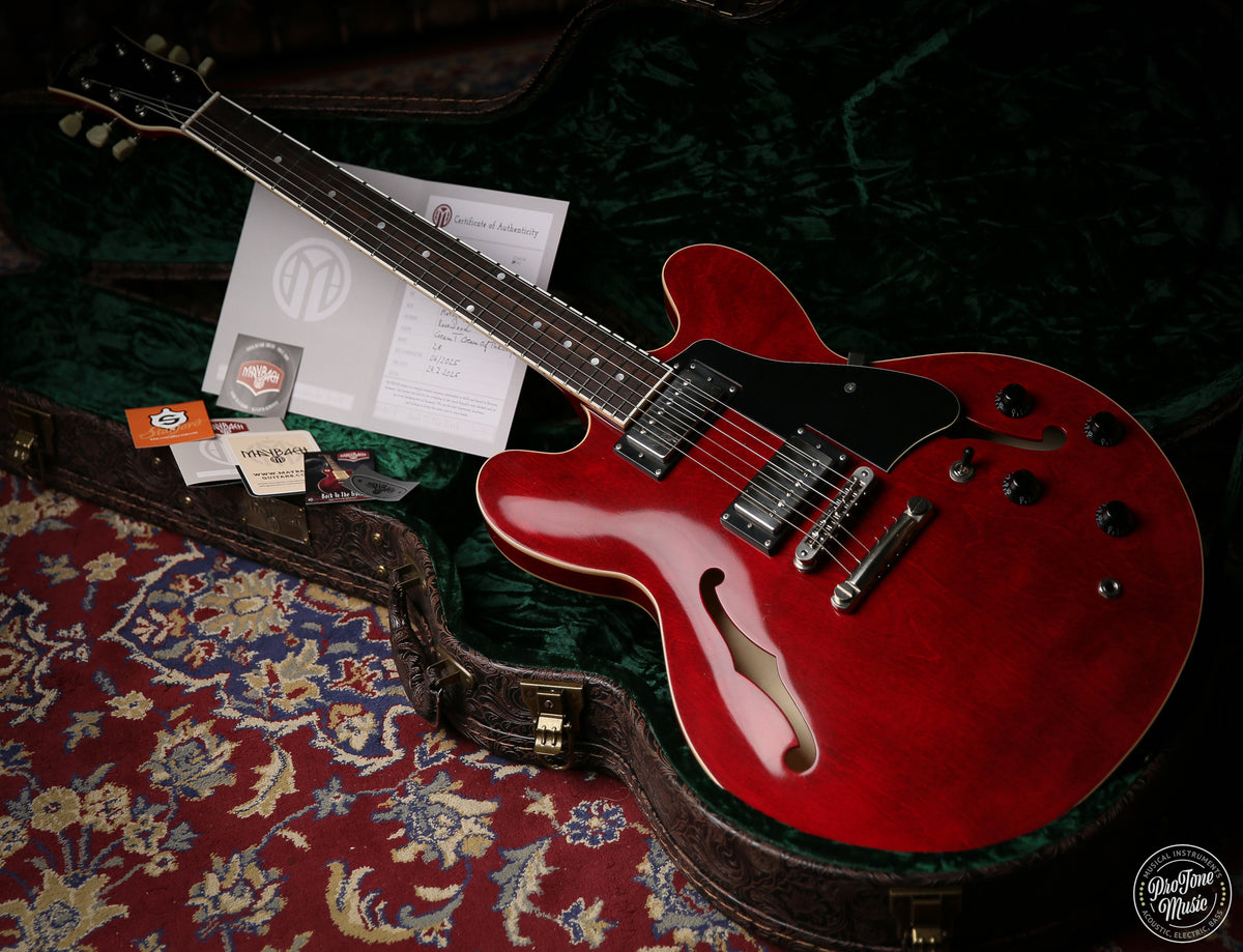 Maybach Capitol 59' Semi Hollow Aged Cherry Red