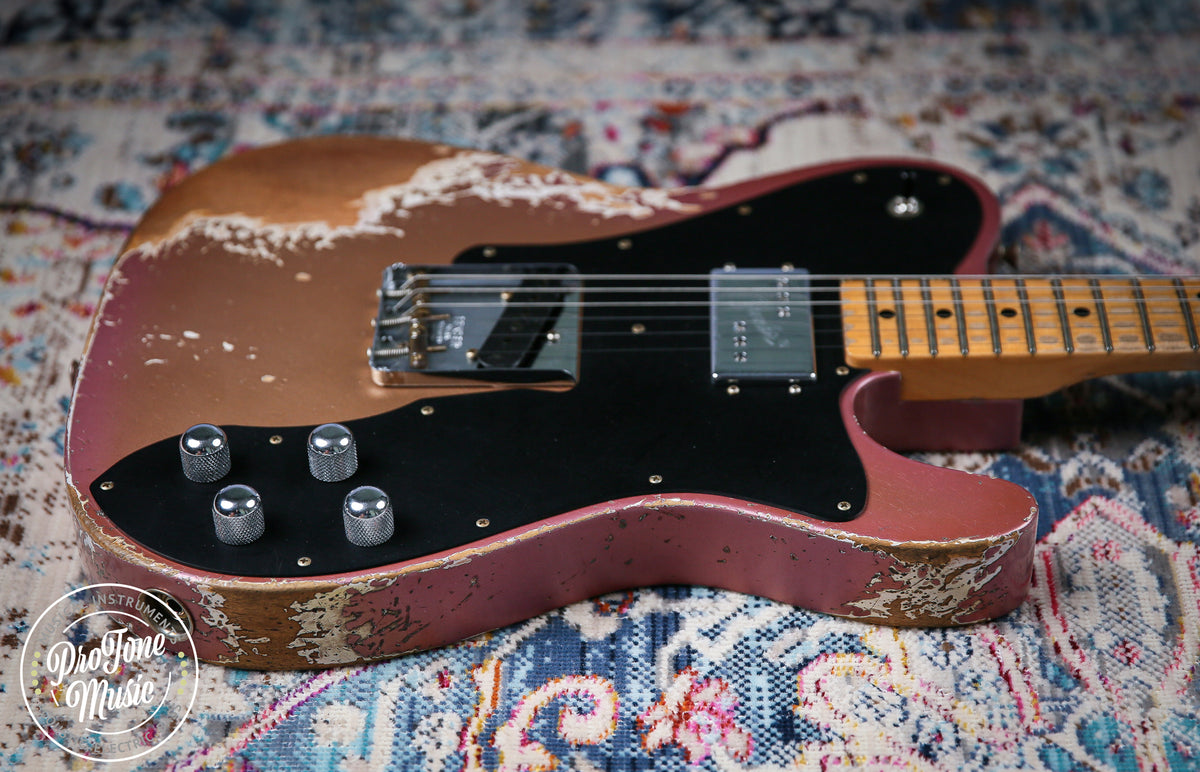 2025 Fender Custom Shop Ltd Tele Custom Heavy Relic Aged Twilight Sky - ProTone Music Limited
