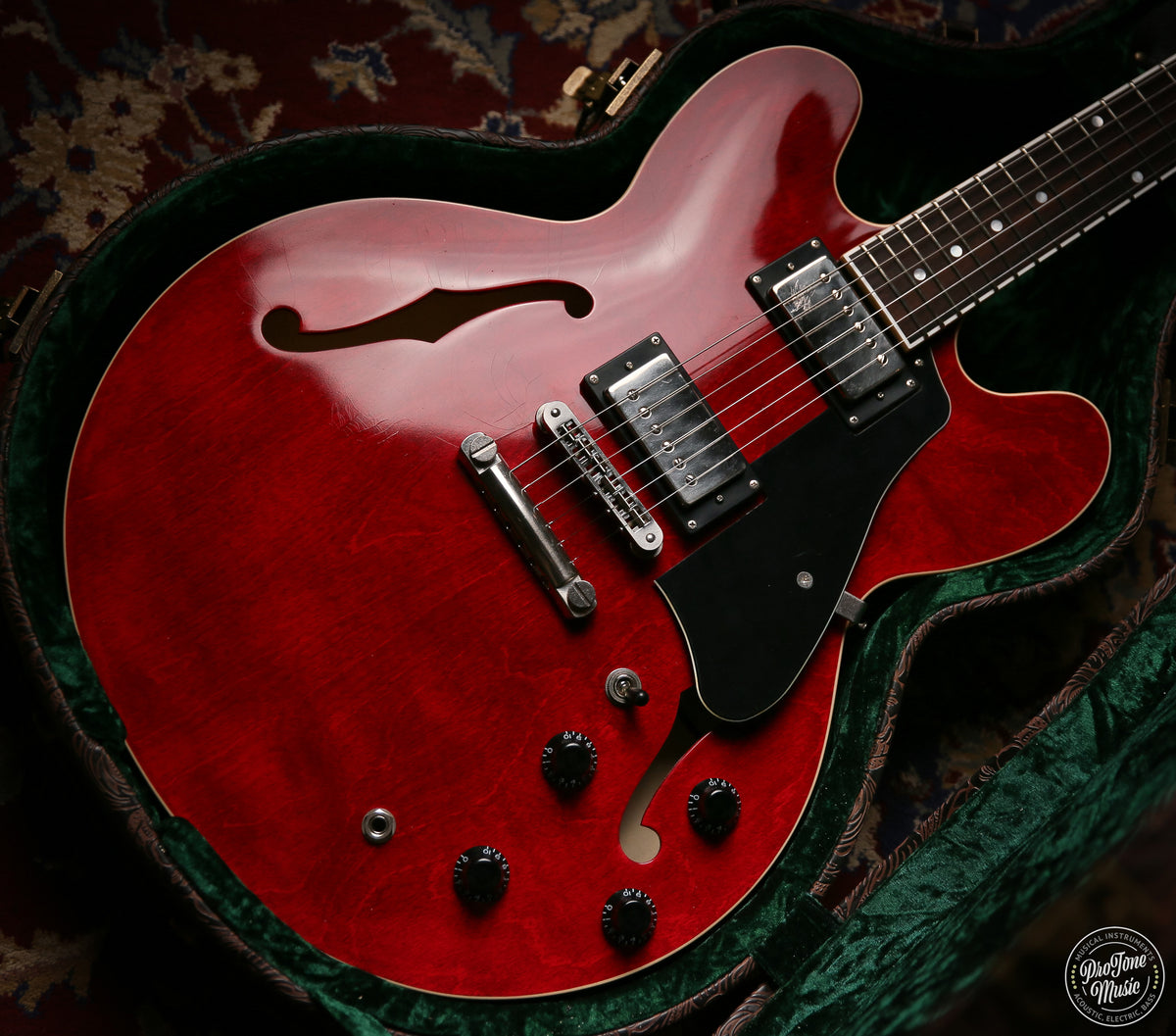 Maybach Capitol 59' Semi Hollow Aged Cherry Red