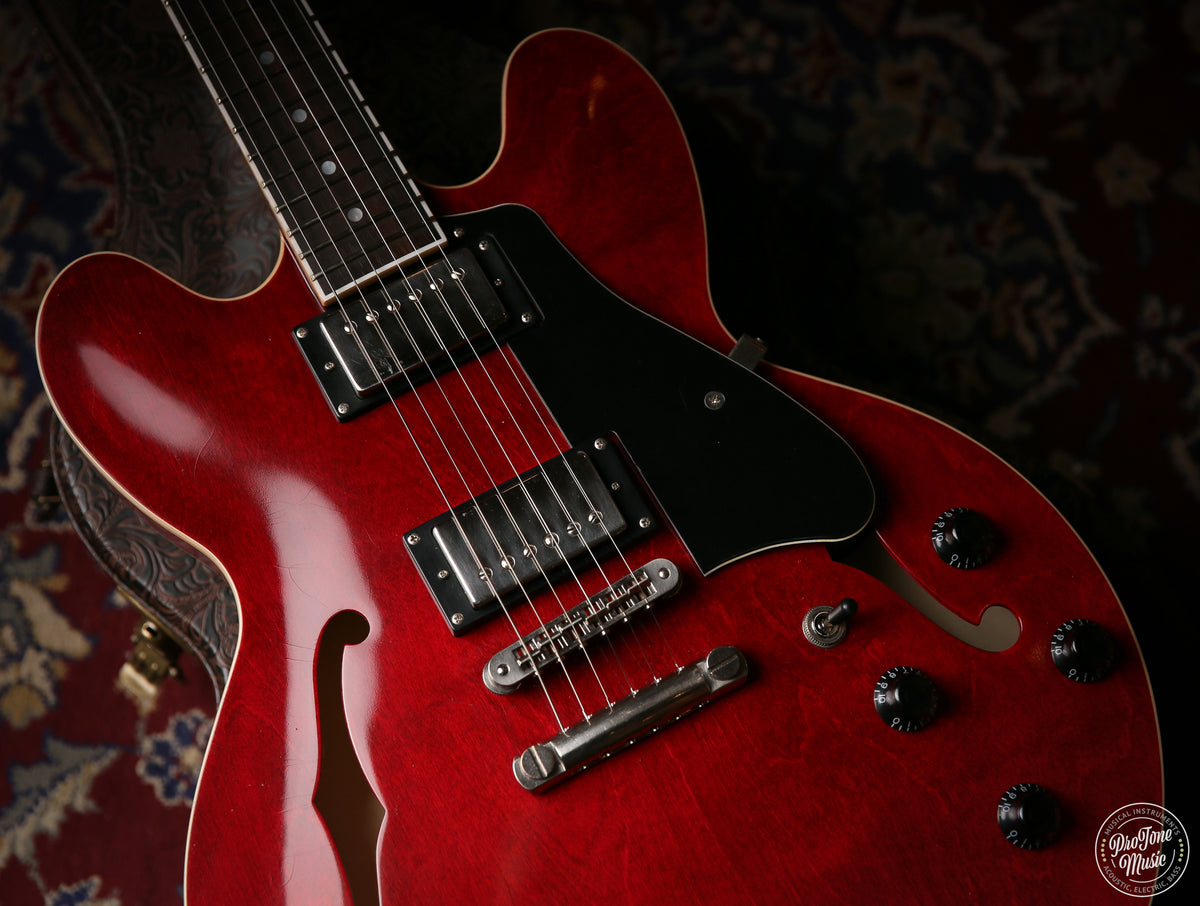 Maybach Capitol 59' Semi Hollow Aged Cherry Red