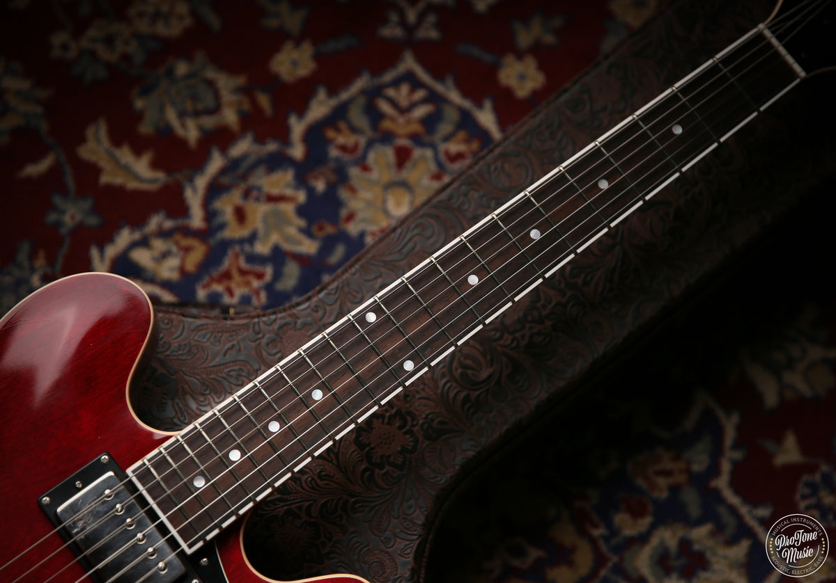 Maybach Capitol 59' Semi Hollow Aged Cherry Red