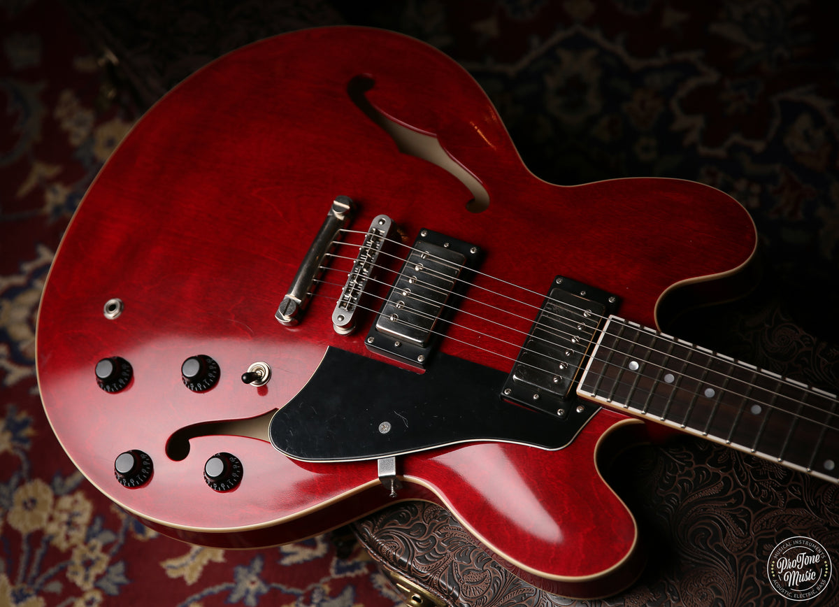 Maybach Capitol 59' Semi Hollow Aged Cherry Red