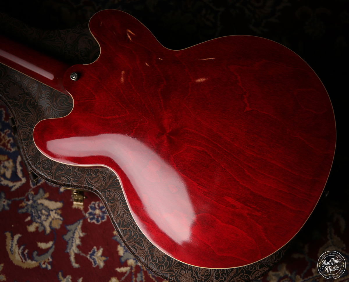 Maybach Capitol 59' Semi Hollow Aged Cherry Red