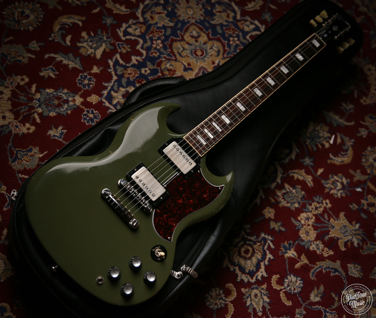 2021 Gibson USA CME Exclusive SG Standard Olive Drab