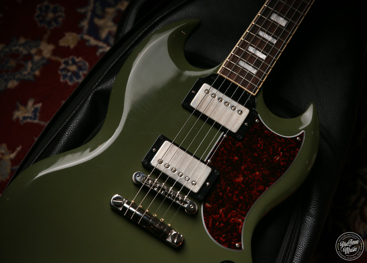 2021 Gibson USA CME Exclusive SG Standard Olive Drab