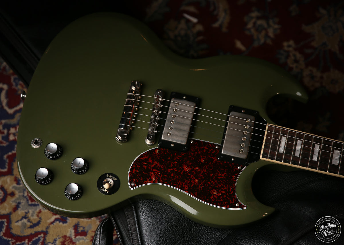 2021 Gibson USA CME Exclusive SG Standard Olive Drab
