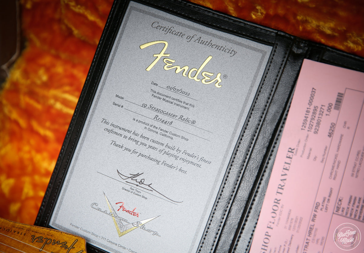 Fender USA Custom Shop 59' Stratocaster Heavy Relic Faded Fiesta Red