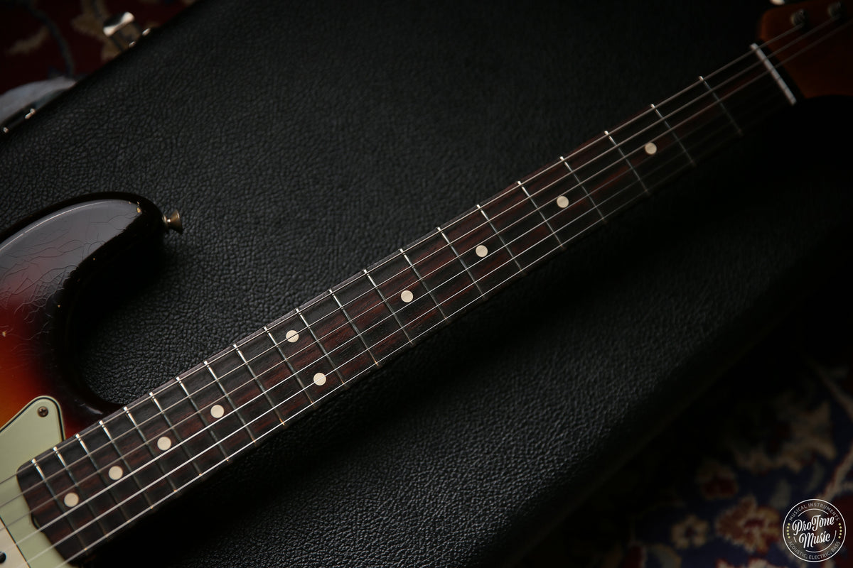 2023 Fender USA Custom Shop 60's Relic Stratocaster Chocolate 3 Tone Sunburst