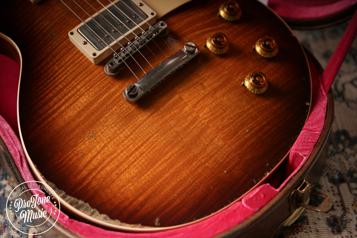 2020 Gibson Custom Shop 59' Les Paul Ultra Heavy Aged Murphy Lab Kindred Burst - ProTone Music Limited