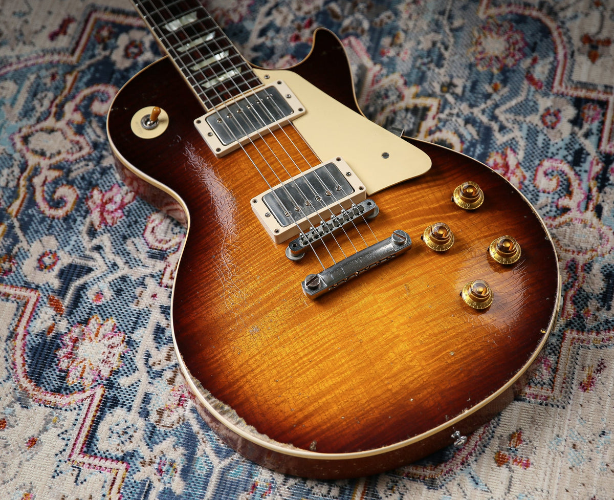 2020 Gibson Custom Shop 59' Les Paul Ultra Heavy Aged Murphy Lab Kindred Burst - ProTone Music Limited