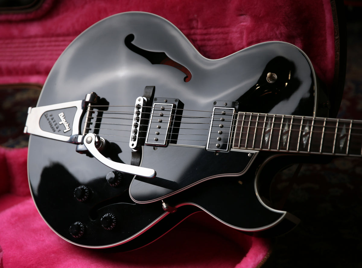 2013 Gibson Memphis USA ES-195 Ebony - ProTone Music