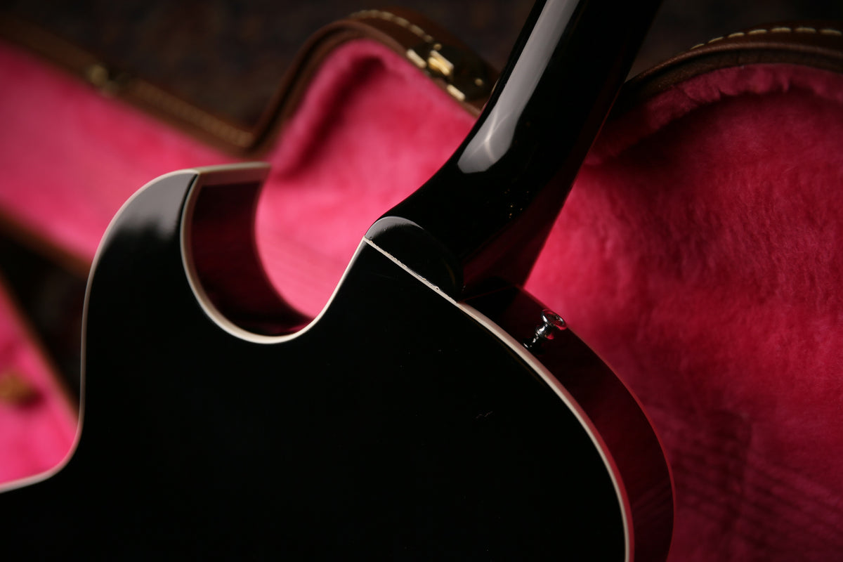 2013 Gibson Memphis USA ES-195 Ebony - ProTone Music