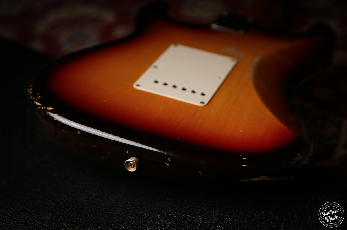 2023 Fender USA Custom Shop 60's Relic Stratocaster Chocolate 3 Tone Sunburst