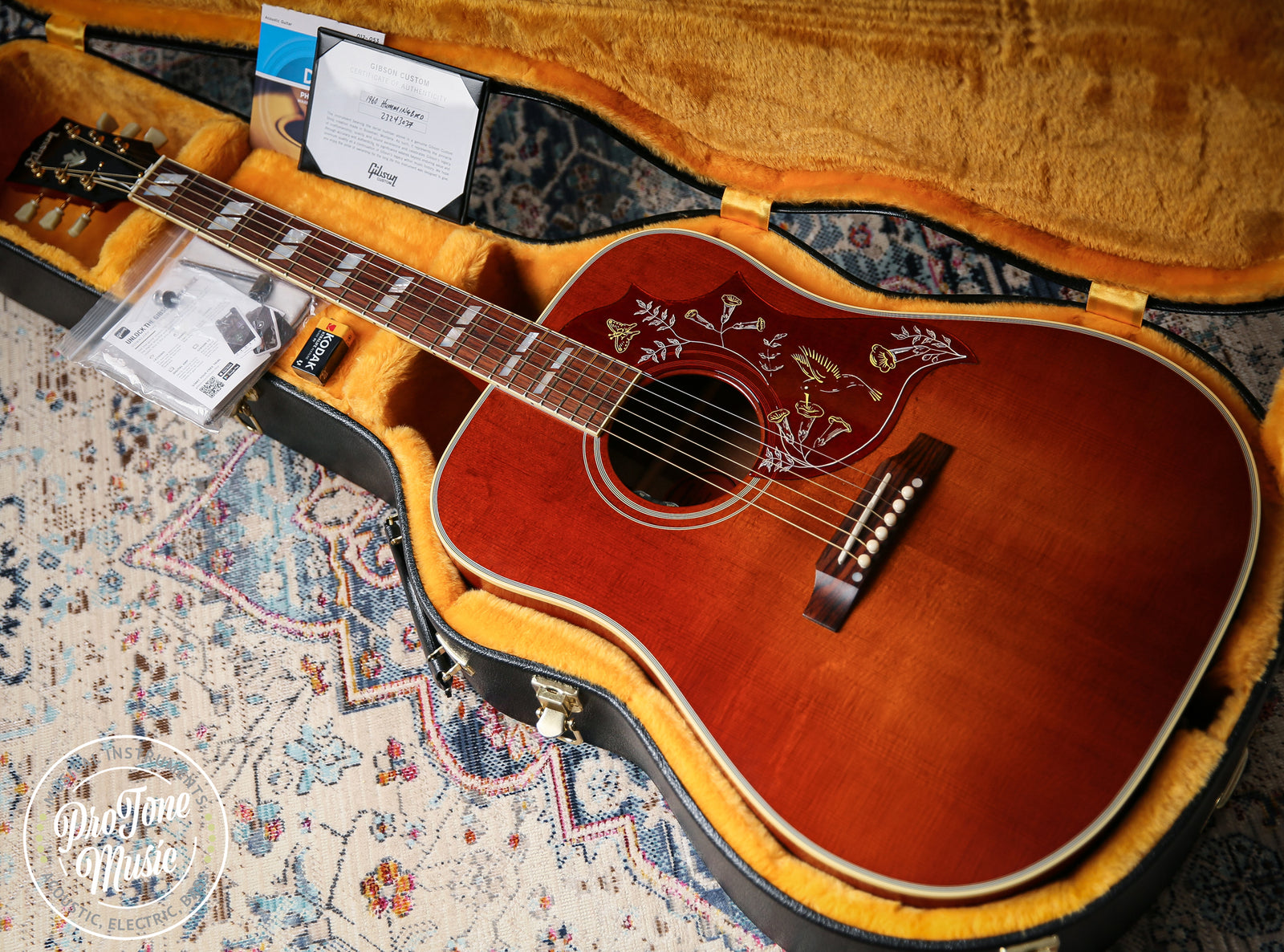Gibson Custom 1960 Reissue Hummingbird Heritage Cherry Sunburst - ProTone Music Limited