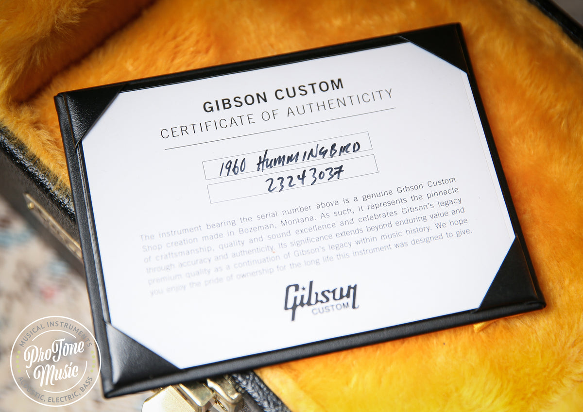 Gibson Custom 1960 Reissue Hummingbird Heritage Cherry Sunburst - ProTone Music Limited