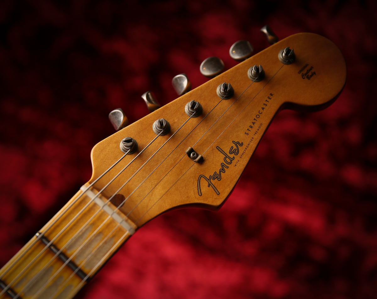 Fender USA Custom Shop 57&#39; Journyeman Relic Stratocaster Seminol Red HW POBLANOS - ProTone Music