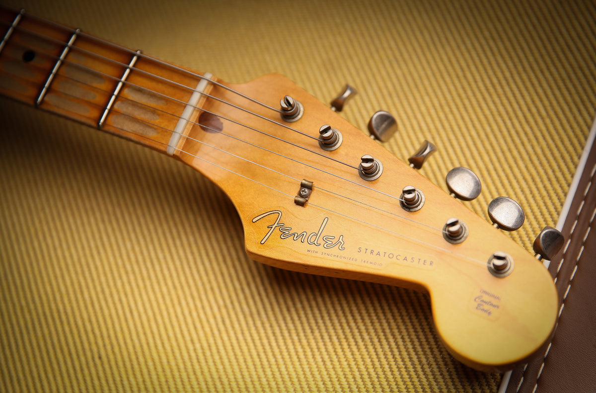 Fender USA Custom Shop 57&#39; Journyeman Relic Stratocaster Seminol Red HW POBLANOS - ProTone Music