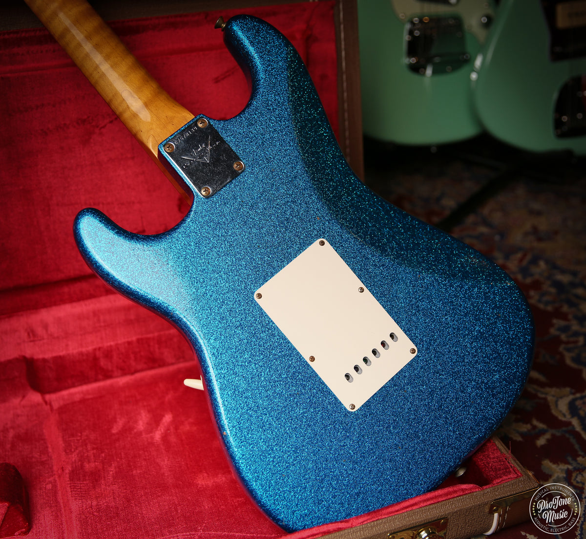 Fender USA Custom Shop 62 Flamethrower Stratocaster Relic Blue Sparkle