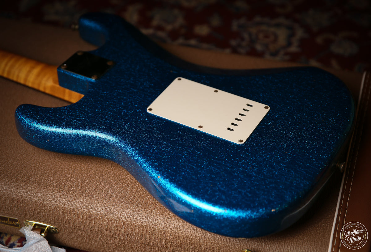 Fender USA Custom Shop 62 Flamethrower Stratocaster Relic Blue Sparkle