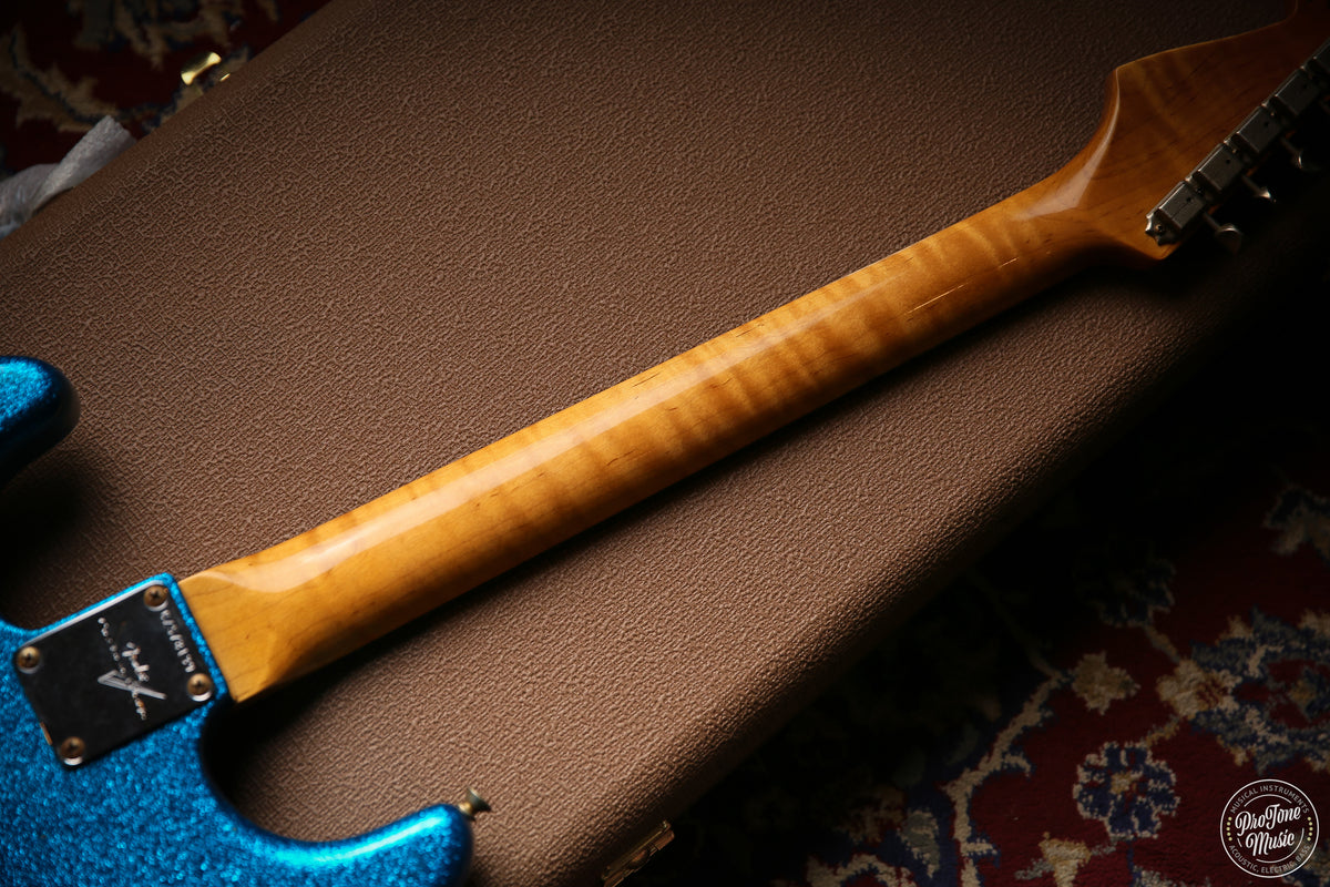 Fender USA Custom Shop 62 Flamethrower Stratocaster Relic Blue Sparkle