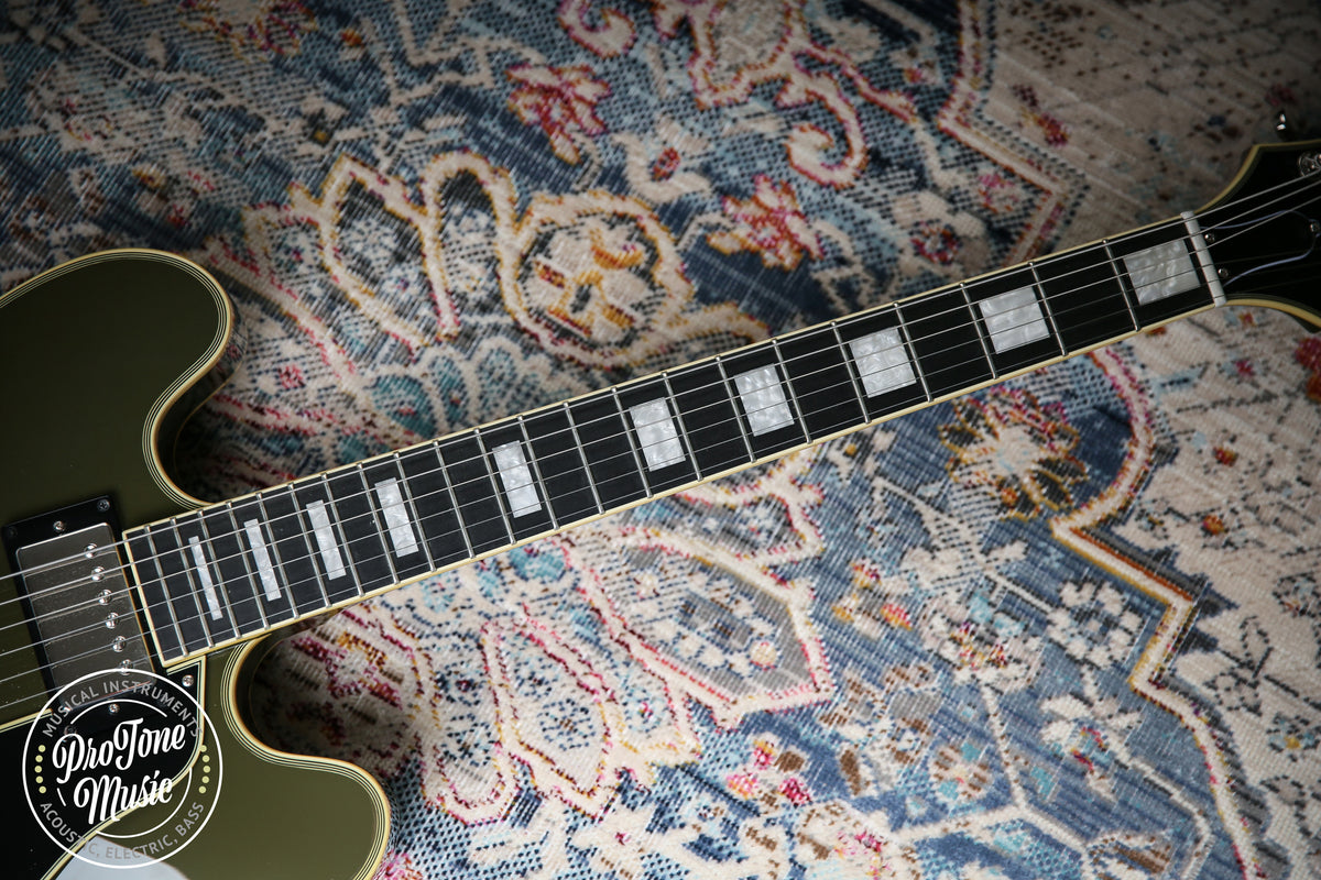 Epiphone Exclusive Shinichi Ubukata ES - 355 Custom Olive Drab - ProTone Music Limited