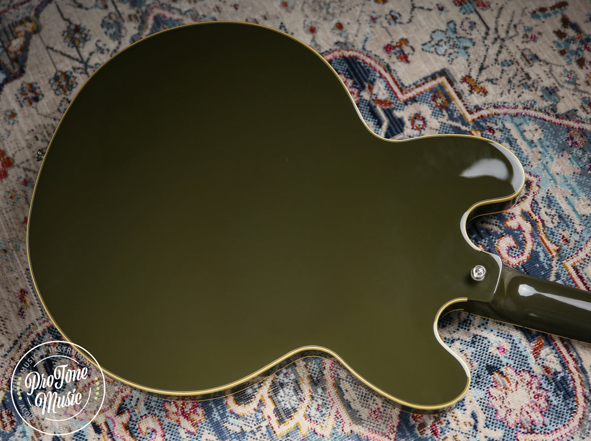 Epiphone Exclusive Shinichi Ubukata ES - 355 Custom Olive Drab - ProTone Music Limited