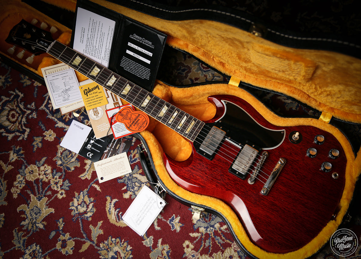 2024 Gibson USA Custom Shop 61' SG Standard VOS Cherry Red