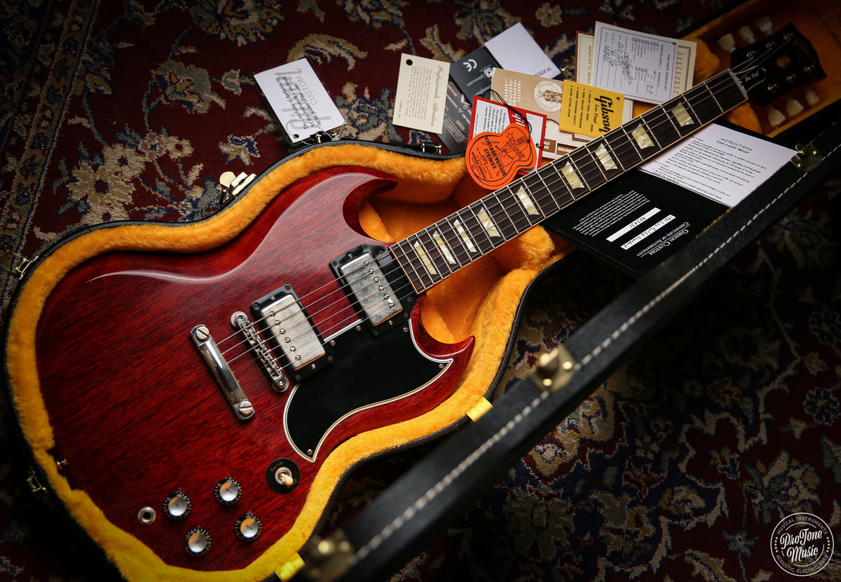 2024 Gibson USA Custom Shop 61' SG Standard VOS Cherry Red